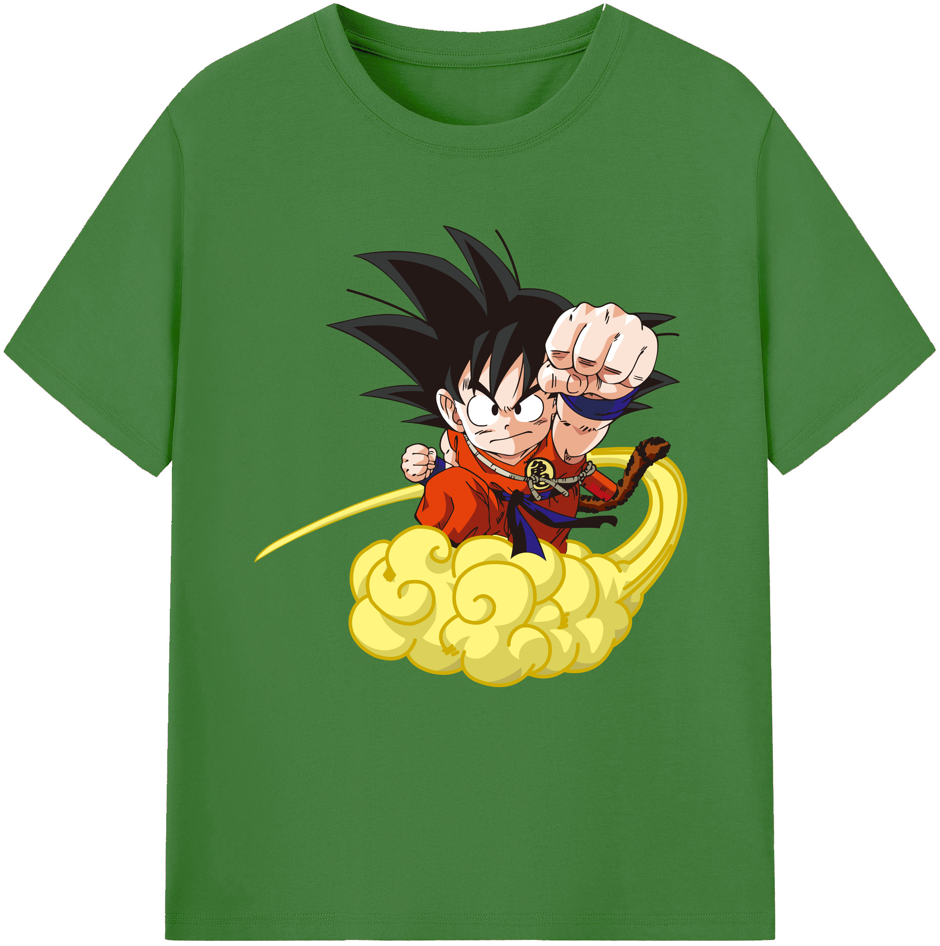 （画像用） ドラゴンボール 孫悟空（そん ごくう）Son Goku カカロット DRAGON BALL Kakarotto レディースカジュアルプリントTシャツ（綿100％）